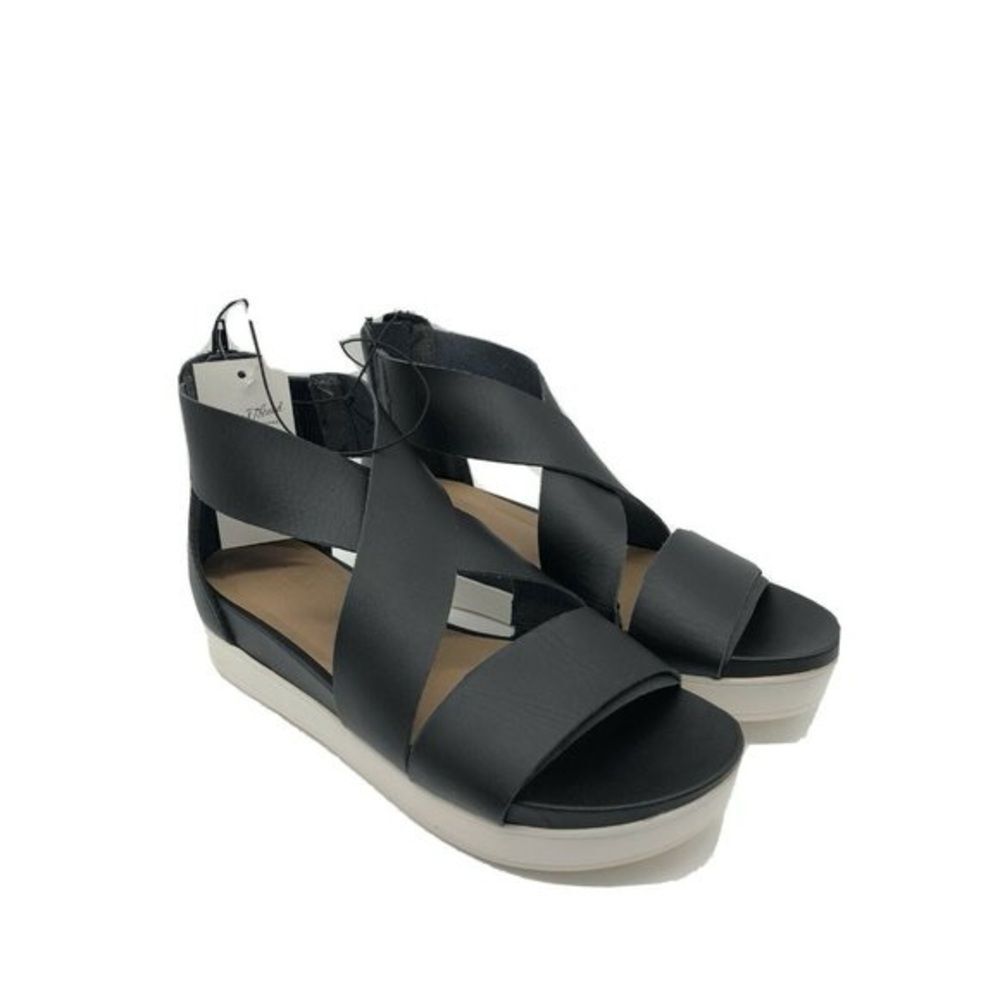 8.5 Women's Black Strappy Sandals